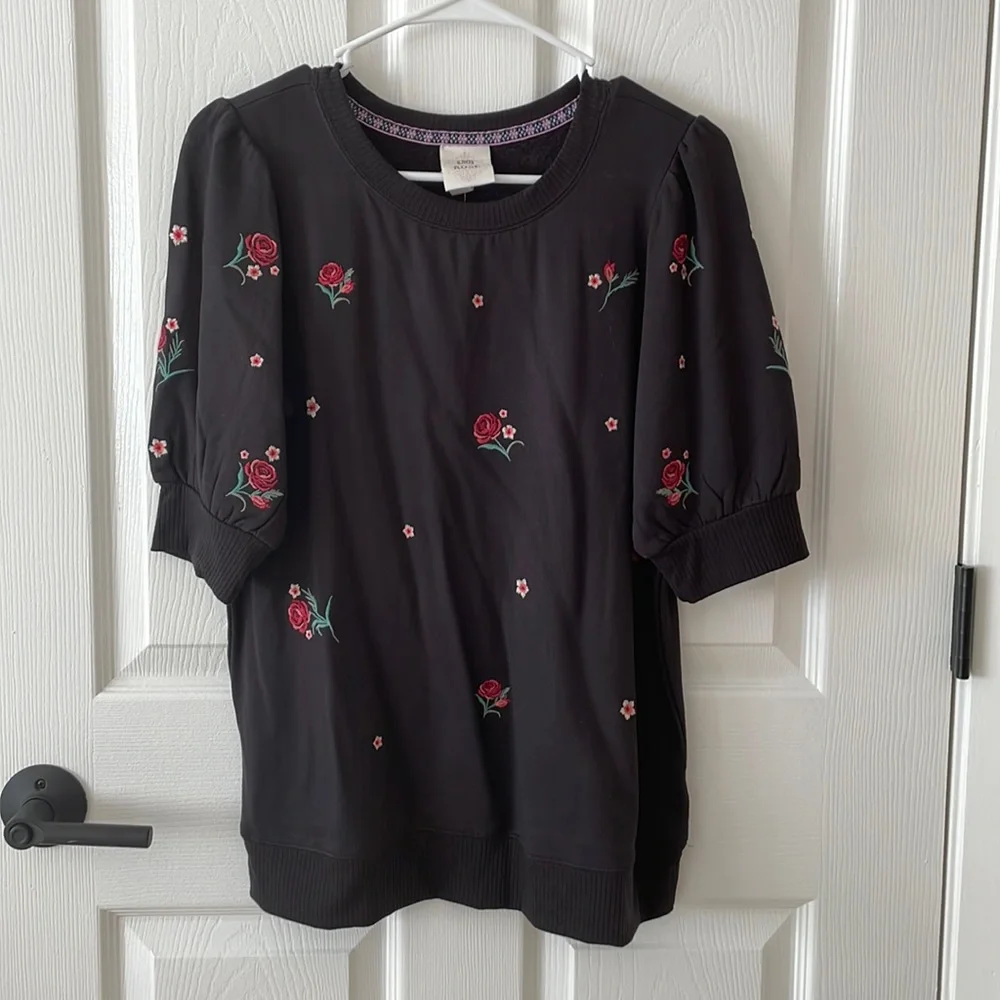 Knox Rose floral embroidered top - Picture 2 of 6